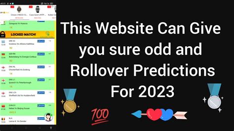 23 <strong>ODDS</strong> WON. . Sure rollover odds